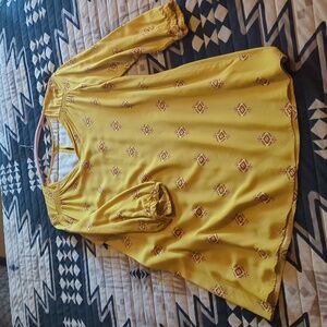 Aztec Mustard Old Navy dress